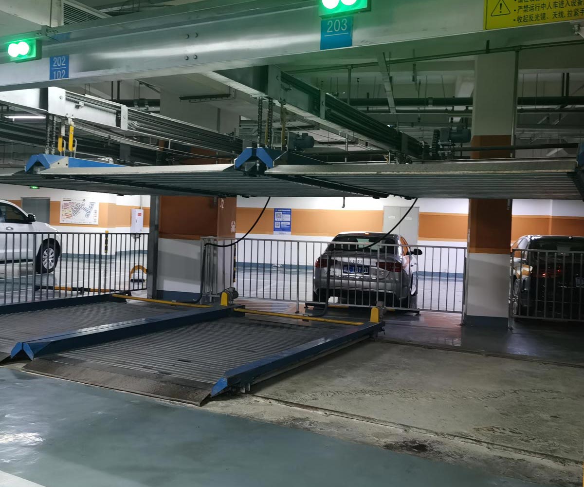 2層簡易式立體車庫停車設備二手